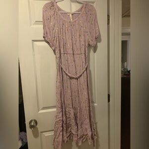 Matilda Jane Purple Floral Midi Dress